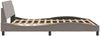 vidaXL Bettgestell "Dover" Taupe 160x200 cm Stoff 373209 Bild 5