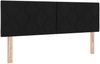 vidaXL Boxspringbett mit Matratze Schwarz 200 x 160 cm Stoff 3341302 Bild 5