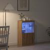 vidaXL LED-Sideboard Braun 60 x 37 x 100 cm Holzwerkstoff 863034 Bild 5
