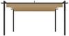 vidaXL Pavillon mit Ausziehbarem Dach 4x3 m Taupe 318539 Bild 4