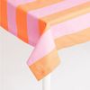 SCHÖNER LEBEN. Tischdecke Tischdecke Streifen orange pink in versch. Größen von SCHÖNER LEBEN, handmade Bild 2
