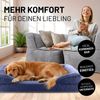 Lumaland Hundebett Indoor Cord L 110x75x18cm dunkelblau vakuumiert Bild 3