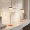LED Tischleuchte, Akku, Touchdimmer, orangefarben, H 38 cm Bild 4