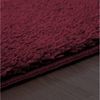 KADIMA DESIGN Teppich waschbar Unifarben Wohnzimmer schmutzabweisend Teppich Kurzflor, Rechteckig, Höhe: 14 mm, Florhöhe: 10 mm, 100% Polyester, Rechteckig, 60x100 cm, Rot Bild 4
