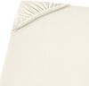 Carpe Sonno Feinjersey Bettlaken aus 100% Baumwolle, Creme,140- 160x200 cm Bild 3