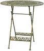 Moritz Bistro Set Tisch oval + 2 Stühle altgrün antik aus Gusseisen Gartendeko Set Bistrotisch Bistrostühle 3-teilig Sitzgruppe Balkonmöbel Bild 4