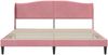 vidaXL Bettrahmen mit Kopfteil Rosa 200 x 200 cm Samt 42027944 Bild 4