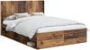 vidaXL Bettgestell mit Stauraum und Kopfteil 2 Stk. Holzwerkstoff 3413859 Bild 2