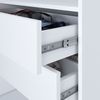 Schwebetürenschrank MERO 3-türig Schrank 200 cm Farbe: Sonoma ,weiß Bild 5
