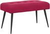 vidaXL Bank mit Knopfheftung Weinrot 80 x 40 x 46 cm Samt 42038520 Bild 2
