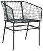 vidaXL 3-teiliges Garten-Esszimmerset aus schwarzem Polyrattanglas 3334583 Bild 4