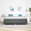 vidaXL Bettrahmen mit Matratze Dunkelgrau 200 x 200 cm Stoff 3398963 Bild 3