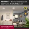 Paulmann 71153 LED Panel Atria Shine Backlight 293mm 3000K IP44 Weiß Bild 2