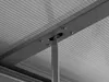 Vente-unique - IZEDA Terrassenüberdachung PlastikMetall Grau - B 300 cm x H 200 cm x L 300 cm Bild 3