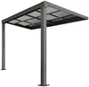 Vente-unique - IZEDA Terrassenüberdachung PlastikMetall Grau - B 300 cm x H 200 cm x L 300 cm Bild 2