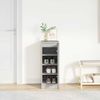 vidaXL Schuhschrank Betongrau 29,5x34x76 cm Holzwerkstoff 861862 Bild 3