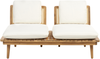 Lounge Set mit Tisch ACCADIA Zertifiziertes Akazienholz Helles Beige Bild 4