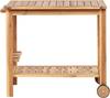 Beliani 'SASSARI II' Servierwagen, Akazienholz Heller Holzfarbton Bild 5