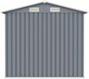 vidaXL Gerätehaus Grau 205x129x183 cm Verzinkter Stahl 46298 Bild 5
