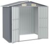 vidaXL Gerätehaus Grau 205x129x183 cm Verzinkter Stahl 46298 Bild 2