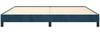 Doppelbett, Bettgestell Modernen ohne Matratze Dunkelblau 200x200 cm Samt d2086e Bild 5