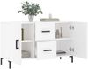 vidaXL Sideboard Weiß 100x36x60 cm Holzwerkstoff 828172 Bild 4