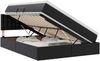 vidaXL Aufbewahrungsbett mit Matratze Schwarz 140 x 200 cm Kunstleder 3370397 Bild 2