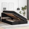 vidaXL Aufbewahrungsbett mit Matratze Schwarz 140 x 200 cm Kunstleder 3370397 Bild 4
