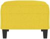 vidaXL Fußhocker Hellgelb 70x55x41 cm Stoff 349352 Bild 4
