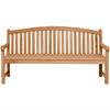 Gartenbank Bari Teak Massivholz - Breite: 180 cm Bild 2