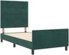 vidaXL Boxspringbett mit Kopfteil Dunkelgrün 100 x 200 cm Samt 3344924 Bild 5