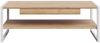 Couchtisch >CHESAPEAKE< in Riviera Eiche Dekor / weiß mit Schublade - 111x40x60cm (B/H/T) Bild 2
