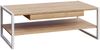 Couchtisch >CHESAPEAKE< in Riviera Eiche Dekor / weiß mit Schublade - 111x40x60cm (B/H/T) Bild 4