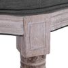 vidaXL Bank Leinen Massivholz 150x40x48 cm Dunkelgrau 245362 Bild 4