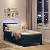vidaXL LED Boxspringbett mit Kopfteil Dunkelgrün 80 x 200 cm Samt 3342683 Bild 5