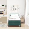 vidaXL LED Boxspringbett mit Kopfteil Dunkelgrün 80 x 200 cm Samt 3342683 Bild 4