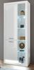 Furn. Design Stauraumvitrine Ladis (Vitrinenschrank in weiß Hochglanz, 80 x 195 cm) 10 Fächer Bild 5