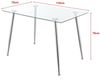 Glastisch Hyrynsalmi Chrom [en. casa] Bild 3