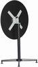 Gartenesstisch Vega aus Aluminium, rund, klappbar, modern, schwarz, für 4 Personen Bild 4