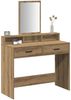 vidaXL Schminktisch Artisan-Eiche 100 x 41 x 140 cm Holzwerkstoff 865153 Bild 3