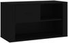 vidaXL Schuhschrank Schwarz 80x35x45 cm Holzwerkstoff 816753 Bild 2