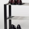 Schuhregal Schuhablage Schuhschrank Luis 3 Etagen schwarz ca. 80 x 50 x 30 cm Bild 2