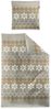 Irisette Biber Bettwäsche Panda 8621-80 Strickmuster Natur 135x200 Bild 2