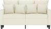 vidaXL 2-Sitzer-Sofa Creme 120 cm Samt 359301 Bild 3