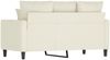 vidaXL 2-Sitzer-Sofa Creme 120 cm Samt 359301 Bild 5