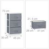 Relaxdays Regalsystem verschiedene Varianten grau Bild 5
