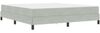 vidaXL Boxspringbett mit Matratze Hellgrau 180 x 200 cm Stoff 3398707 Bild 4