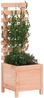 vidaXL Pflanzkübel mit Rankhilfe 39x39,5x114 cm Massivholz Douglasie 832520 Bild 3