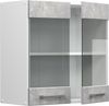 Hängeschrank R-Line Beton 60 cm mit Glastüren Vicco Bild 5