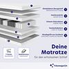 Taschenfederkernmatratze Träumegut24 mit 7-Zonen System für ergonomisches Liegen, Träumegut24, 21 cm hoch, verschiedene Größen und Härtegrade Bild 3
